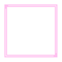 Light Pink Square Frame on a Transparent Background png