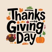 Happy Thanksgiving Day design for poster and banner for poster, banner vector
