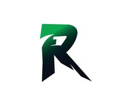 Gradient R logo vector