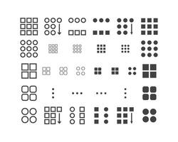 Hamburger menu icon, buttons for website, UI navigation, mobile app, presentation. design elements and user Interface icons. vector