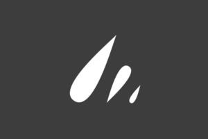 Abstract triangle three bar logo vector