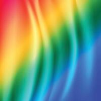 Rainbow background with a wave pattern vector