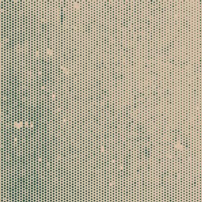 Abstract torn monochrome halftone background. Scrathed dotted texture element. Diagonal composition