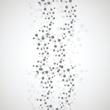 Abstract background with dots and circles vector