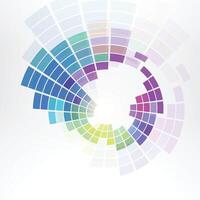 Abstract background with colorful squares vector