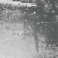 Halftone effect, trendy dotted illusion of gradient. Abstract halftone background. Faded dot screen. Black and white spiral abstract halftone dots vector