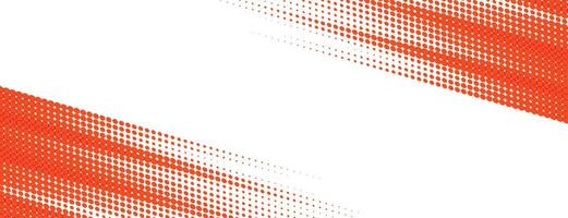 Abstract gradient orange background with diagonal lines and halftones. vector