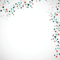 Abstract background with colorful dots vector