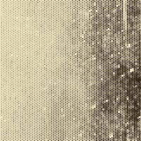 Abstract torn monochrome halftone background. Scrathed dotted texture element. Diagonal composition vector