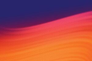 Abstract gradient orange background with diagonal lines and halftones. vector