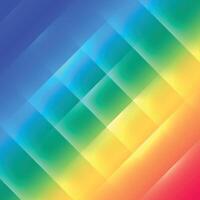 A rainbow colored background with squares vector