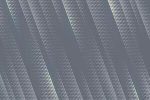 Abstract halftone gradient gray dots on white background, line design pattern starts from large dots, fading in the middle. For business cards, brochures, posters, covers. vector