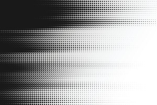 Grunge halftone gradient texture. Fading grit noise background. Sandy gritty wallpaper. Retro pixelated backdrop. Black and white anime or manga comic overlay. textured graphic design