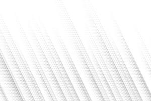 Abstract halftone gradient gray dots on white background, line design pattern starts from large dots, fading in the middle. For business cards, brochures, posters, covers. vector
