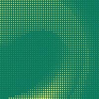 Modern Scaly Halftone Pattern Smooth Curved Border Turquoise Abstract Background. Ultramodern Minimalistic Art Half Tone Graphic Mint Green Wide Wallpaper. Technological Futuristic Illustration vector