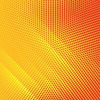 A yellow and orange background with a pattern of squares and dots. vector