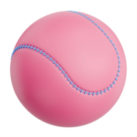 3d render criança brinquedo beisebol para criativo jogar. transparente fundo png