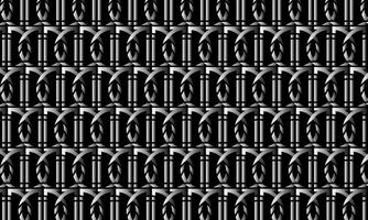 black and white abstract background with seamless pattern. geometric pattern - stock . vector