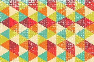 Mosaic retro vintage background with scratch effect. Geometric grunge texture background. vector