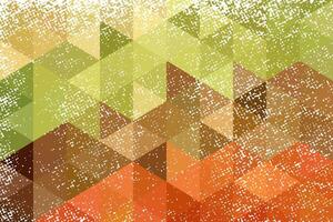Mosaic retro vintage background with scratch effect. Geometric grunge texture background. vector