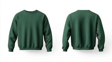 Blank green hoodie mockup photo