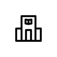 library icon line style vector