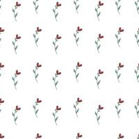 Pretty tiny floral pattern for backdrop purposes vector