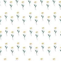 Lovely little floral pattern for background application vector