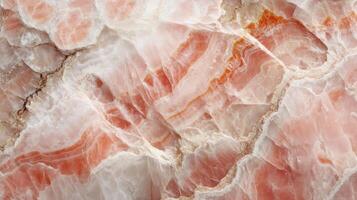Detailed petalite crystal with soft pink color and polished clarity photo