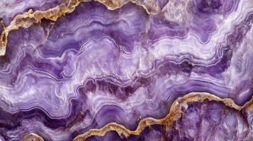 Close-up of charoite crystal with swirling purple patterns photo
