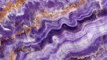 Close-up of charoite crystal with swirling purple patterns photo