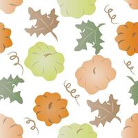 Fall Vibes Pattern vector