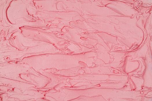 Texture of strawberry ice cream. Abstract pink surface