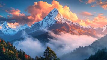 Stunning High-Resolution Nature and Landscape Backgrounds. Breathtaking Scenery in HD photo