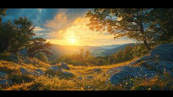 Stunning High-Resolution Nature and Landscape Backgrounds. Breathtaking Scenery in HD photo