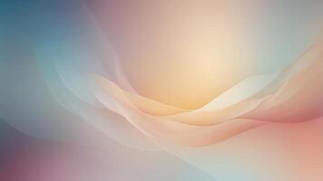 Abstract gradient with soft light creating a serene atmosphere. photo