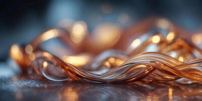 Abstract waves of color in delicate harmonies. photo