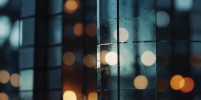 Dynamic Layers of Abstract Glass Architectural Forms with Modern Aesthetic. photo