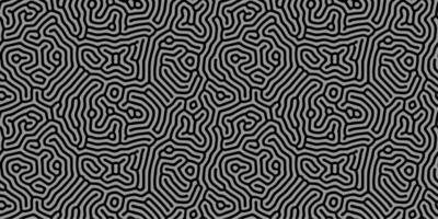 Black and White Seamless Turing Diffusion Effect Abstract Background vector