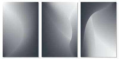Light Gray tone mesh gradient abstract soft blur background collection vector