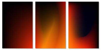 Dark Burnt gradient mesh concept for your graphic design, website design template, book cover, brochure, banner or poster. vector