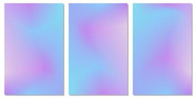 Light blue gradient background collection, suitable for various designs related to modern, clean, calming vector