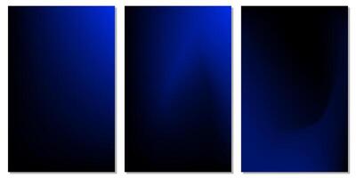 Dark blue mesh gradient blur template. Colorful illustration with gradient in abstract style. vector