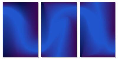 Vibrant Blue gradient combination art empty space background collection vector