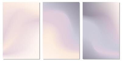 White soft peach and grey blur gradient marble texture vector