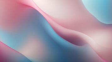 Soft gradient background with pink and blue hues. photo