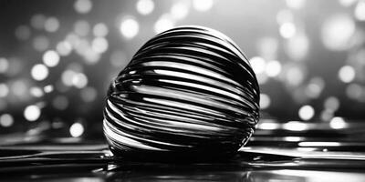 Abstract monochrome image with light and shadow interplay. photo