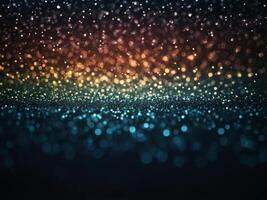 Abstract gradient with particles transitioning from light to dark. photo