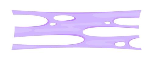 Flat illustration of an abstract purple shape on a white background Featuring fluid and organic forms This image is great for artistic appreciation and digital backgrounds vector