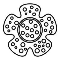 Virus with round nucleus spreading infection in organism vector